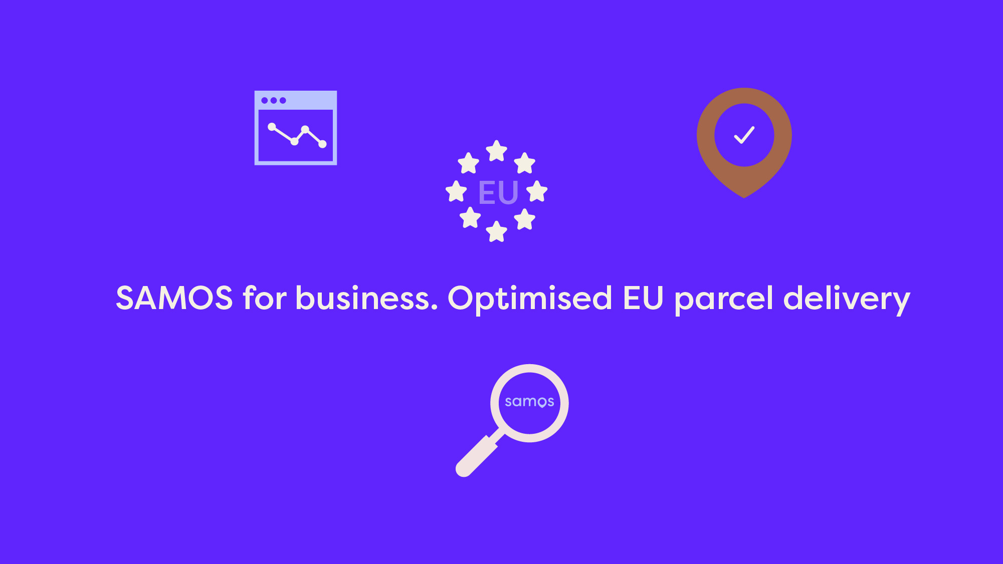 SAMOS for business. Optimised EU parcel delivery