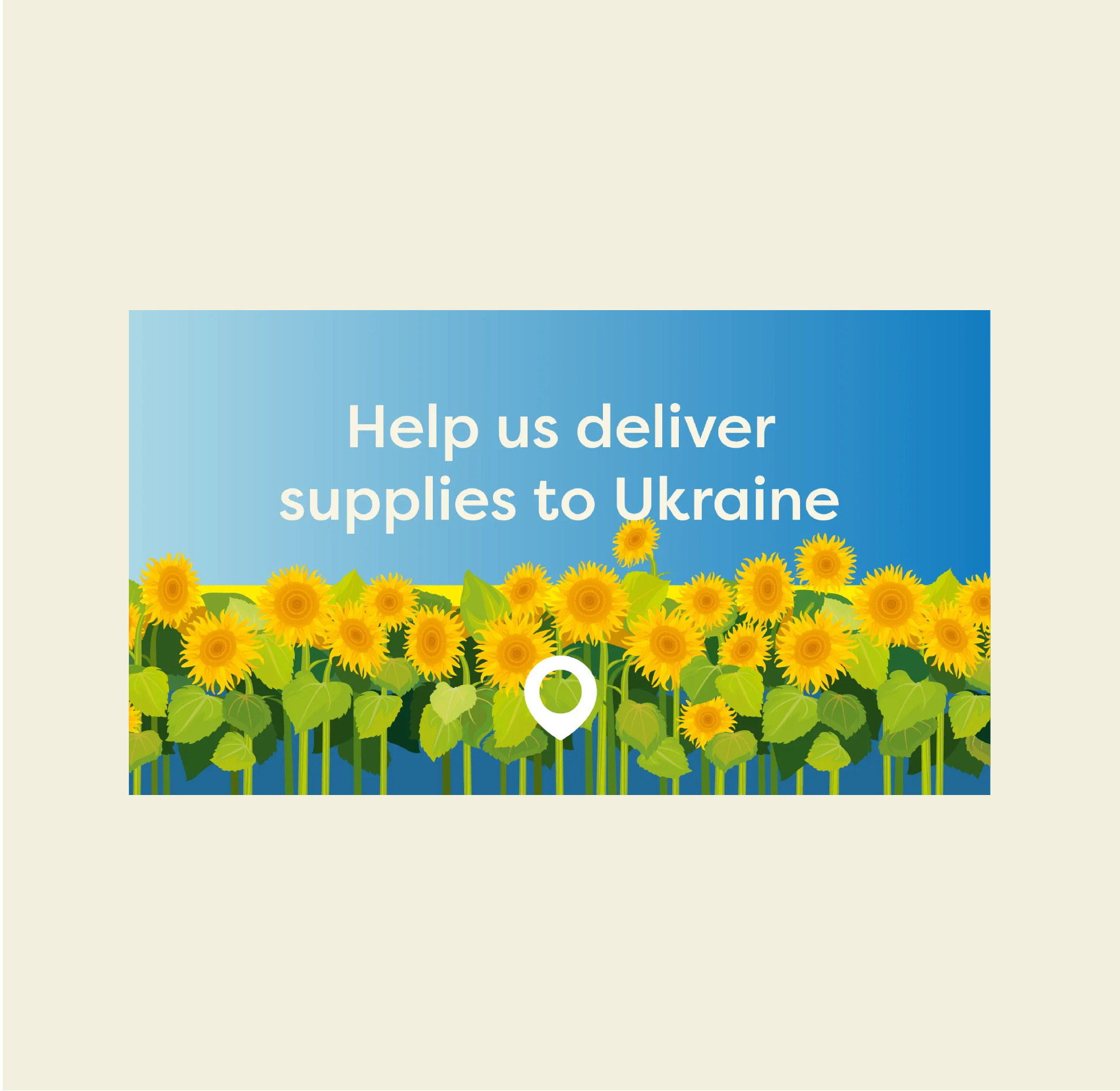 Help us deliver supplies to ukraine