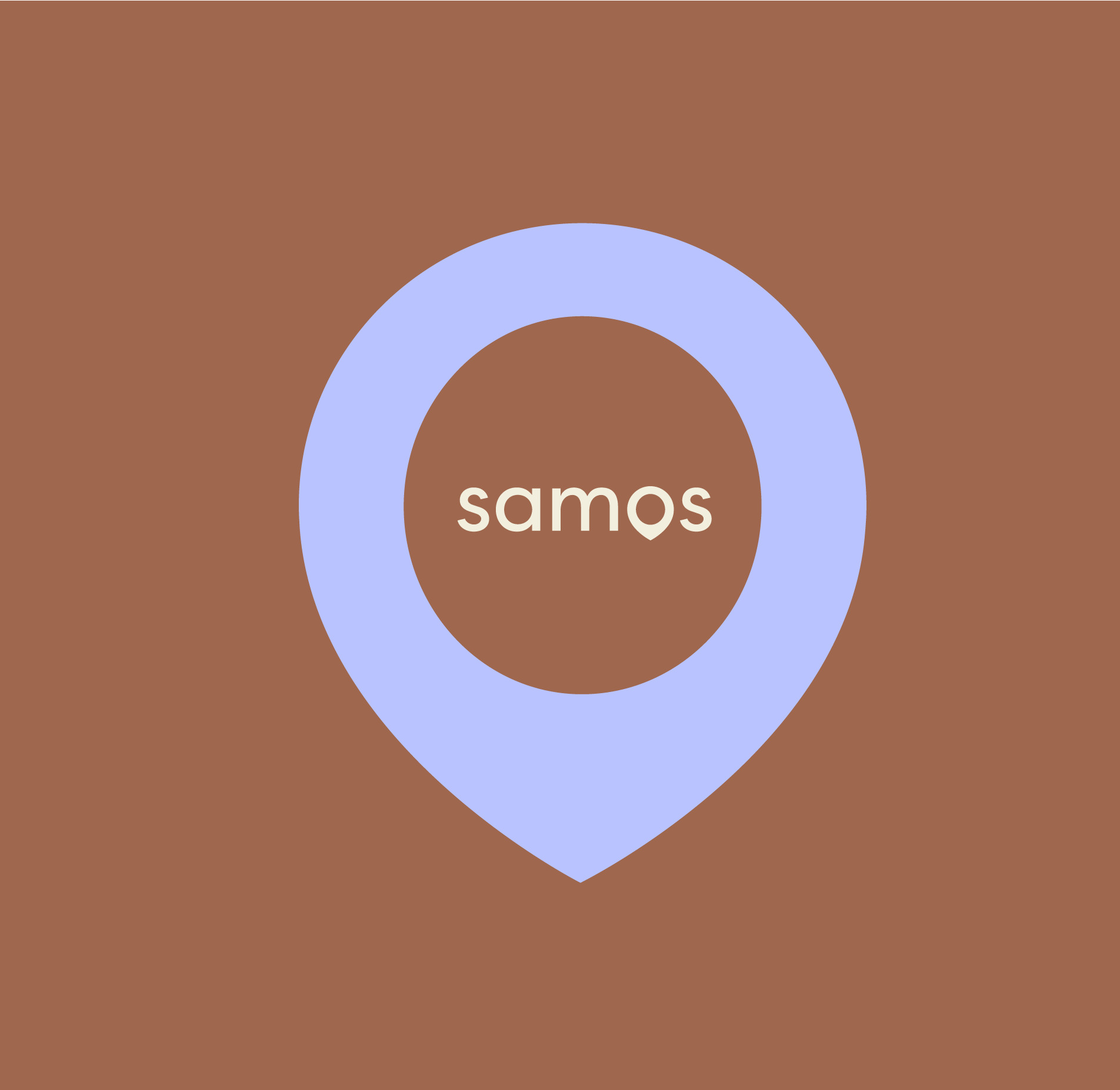 Location Icon with SAMOS logo