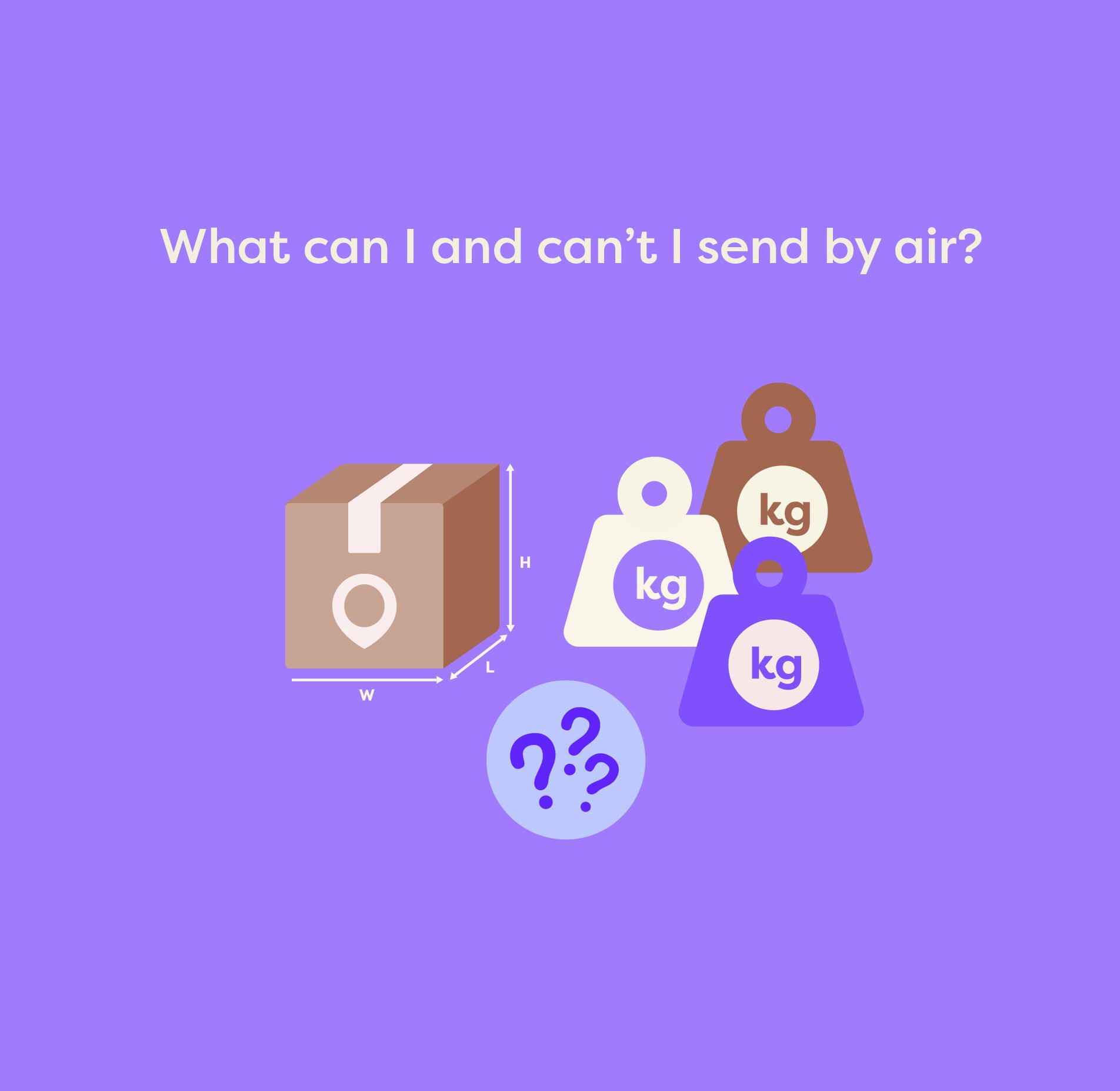 E-commerce: What can I and can’t I send by air?